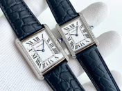 TANK SOLO QUARTZ DIAMOND BEZEL CROCODILE SKIN