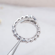SERPENTI RING SILVER DIAMOND PAVED 4MM