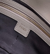 BAGUETTE WITH FF MOTIF 27 IN PINE CONE SOFT LAMBSKIN GOLD HARDWARE