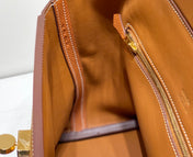 MINI 24/24 29CM IN ORANGE MINIMUM EVERCOLOR CALFSKIN GOLD KELLY BUCKLE