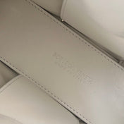 CANDY ARCO TOTE 20 IN WHITE SOFT LAMBSKIN