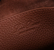 NANO SMILE BAG 18 IN UMBER BROWN CALFSKIN