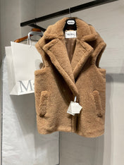MAX MARA 25S SLEEVELESS TEDDY VEST 89550