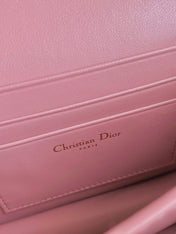 MISS CARO 17 CHAIN BAG IN HOT PINK LAMBSKIN