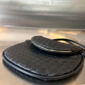 MEDIUM GEMELLI 36 BLACK LAMBSKIN