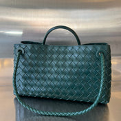 SMALL ANDIAMO 29 IN EMERALD GREEN LAMBSKIN