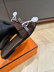 GABRIEL SANDAL CHOCOLATE SUEDE