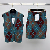 CHANEL 25S SET KNIT VEST STYLE 255