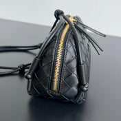 CONCERT POUCH 18 IN BLACK LAMBSKIN