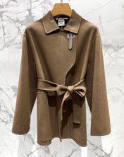 HERMES 25S MID-LENGTH CASHMERE COAT 286