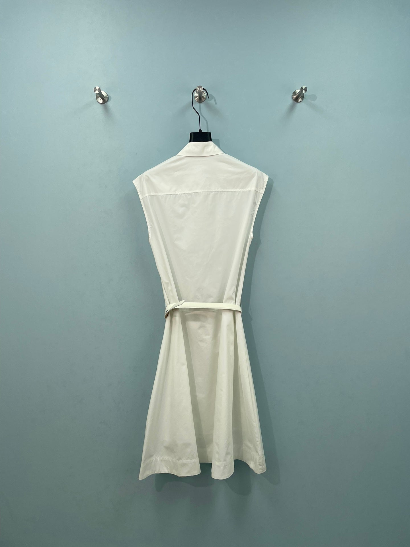 PRADA 26S SLEEVELESS SHIRT DRESS 974