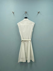 PRADA 26S SLEEVELESS SHIRT DRESS 974