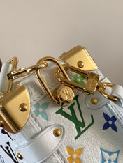 SIDE TRUNK MM LV X TM 23 CM IN WHITE MONOGRAM CALFSKIN
