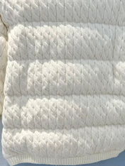 MONCLER JACKET IN WHITE WOOL