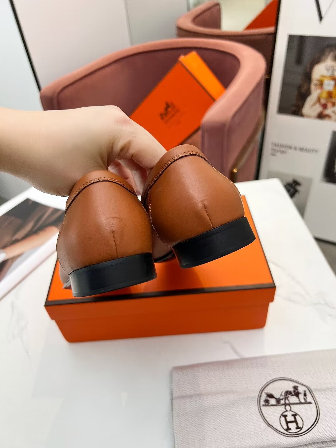 PARIS LOAFER TAWNY CALFSKIN