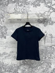 Loewe 25 Hollow Lace Short Sleeves t-shir Cotton