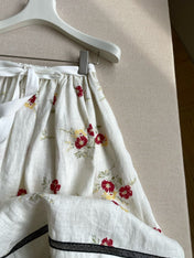 PRADA 26S FLORAL PRINT MIDI SKIRT STYLE 954