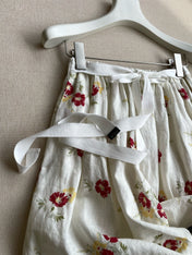PRADA 26S FLORAL PRINT MIDI SKIRT STYLE 954