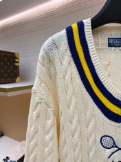 RALPH LAUREN 25S KNITTED TENNIS SWEATER 266