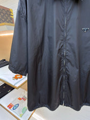 PRADA 26S SHORT-SLEEVE ZIP-UP SHIRT 1030