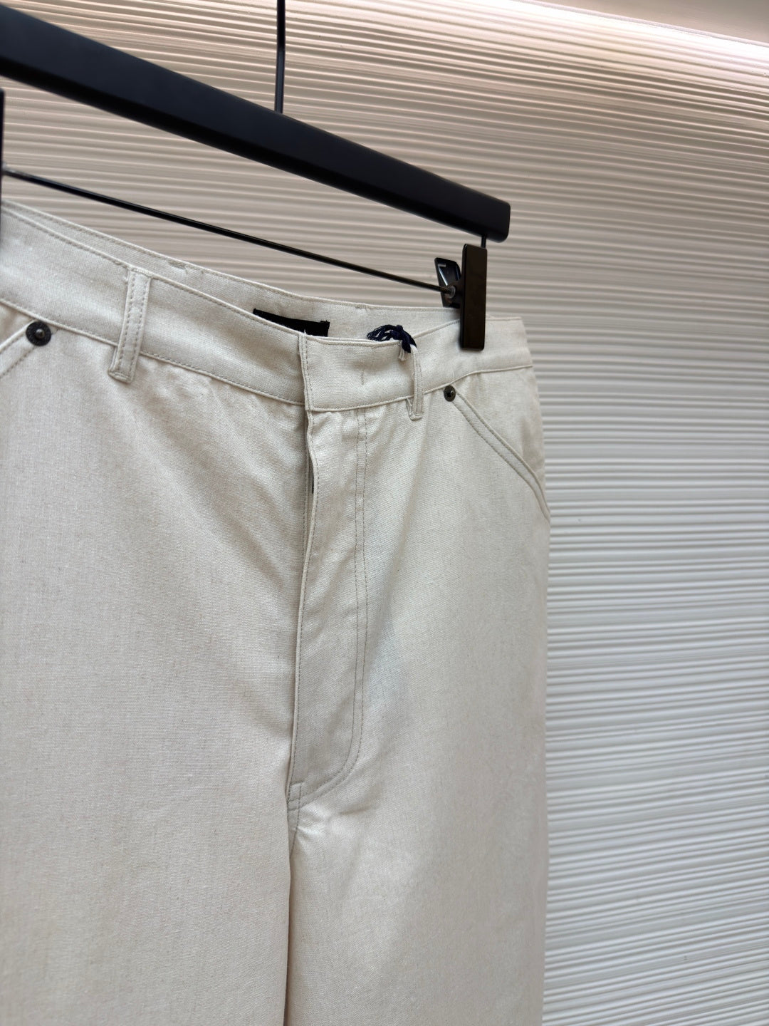 PRADA 26S LINEN COTTON TROUSERS 1015