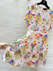 GUCCI 26S SHORT-SLEEVE MINI DRESS 398