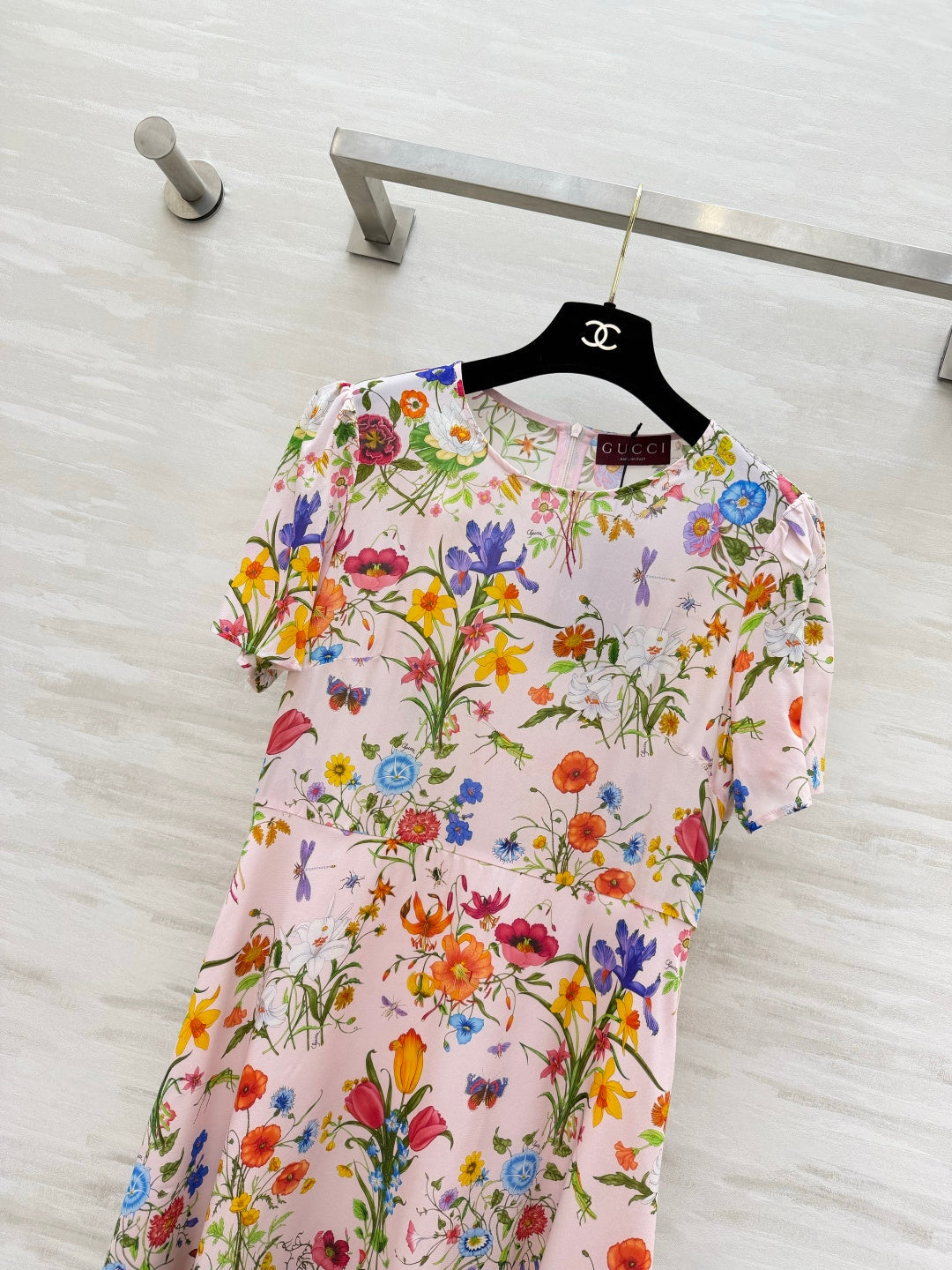 GUCCI 26S SHORT-SLEEVE MINI DRESS 398