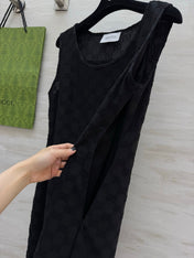 GUCCI 26S SLEEVELESS BLACK DRESS 396