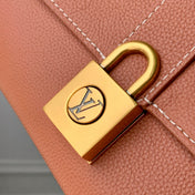 LOW KEY BAG 22 IN COGNAC BROWN CALFSKIN