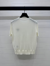 PRADA SHORT-SLEEVE EMBROIDERED LOGO T-SHIRT 269460