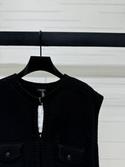 CHANEL CROPPED KNIT SWEATER 269386