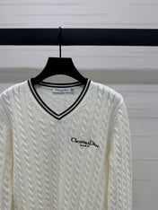 DIOR V-NECK PULLOVER SWEATER 274926