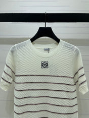 LOEWE 26S SHORT-SLEEVE KNITTED TOP 578