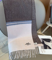 HERMES 25S SCARF 190 IN CASHMERE 991972