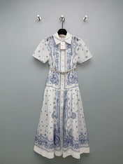 ZIMMERMANN 26S SHORT-SLEEVE SHIRT DRESS STYLE 109