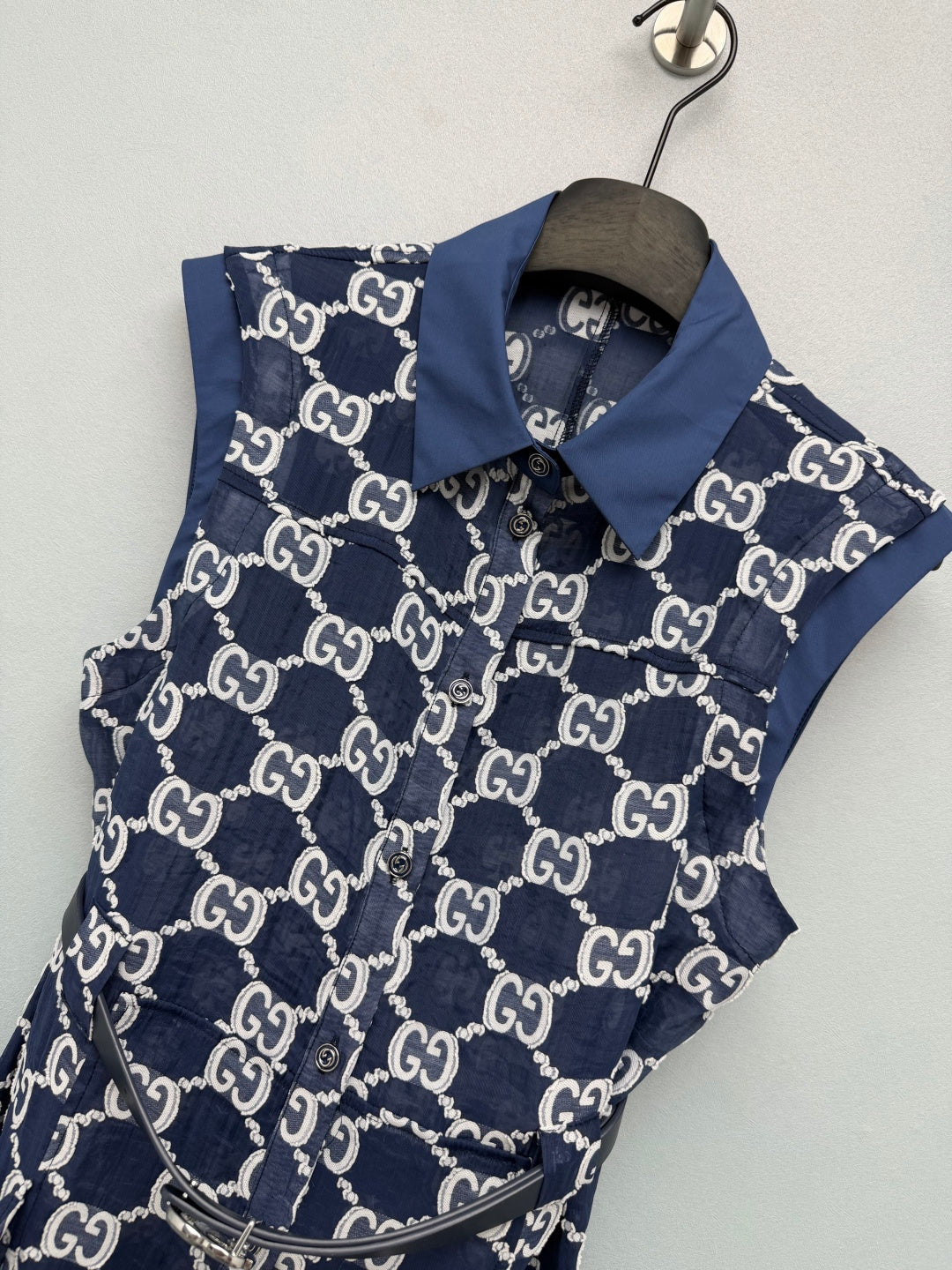GUCCI 26S SLEEVELESS SHIRT DRESS 420