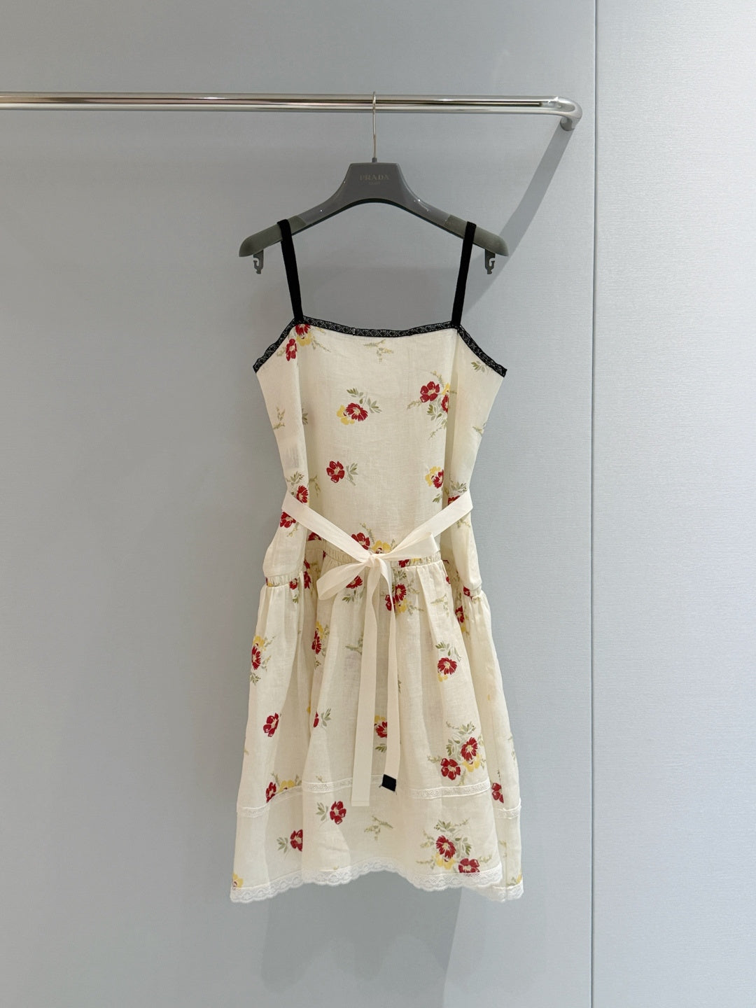 PRADA 26S FLORAL SPAGHETTI STRAP DRESS STYLE 992