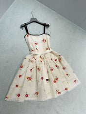 PRADA 26S FLORAL SPAGHETTI STRAP DRESS STYLE 992