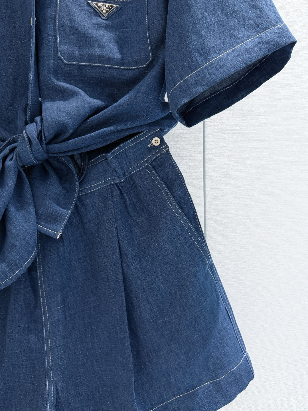 PRADA 26S DENIM JUMPSUIT 996