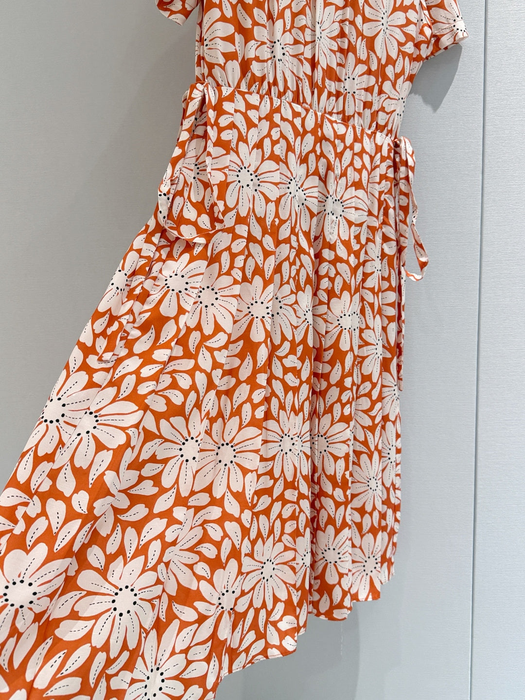 PRADA 26S PRINTED PLEATED DRESS STYLE 987