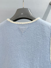 PRADA 26S V-NECK KNIT TOP STYLE 966