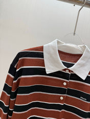 PRADA 26S STRIPED LONG-SLEEVE KNIT SWEATER 1058