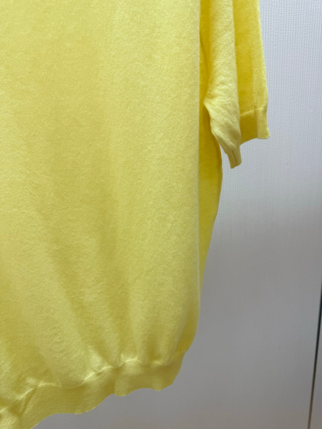 PRADA 26S SHORT-SLEEVE KNIT TOP 1057