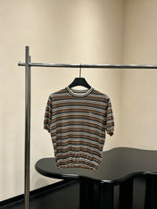 PRADA 26S SHORT-SLEEVE KNIT T-SHIRT 1010