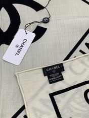 CHANEL 25S SCARF 135 CM IN CASHMERE AND SILK 943316