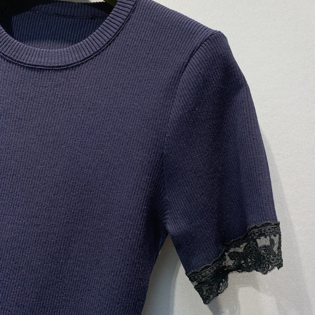 GUCCI 26S SHORT-SLEEVE KNIT T-SHIRT 469