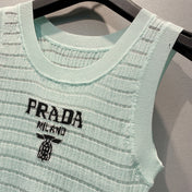 PRADA 26S SLEEVELESS KNIT TOP 1008