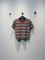 PRADA 26S SHORT-SLEEVE KNIT TOP 968