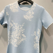 DIOR 26S SHORT-SLEEVE KNIT DRESS 1358
