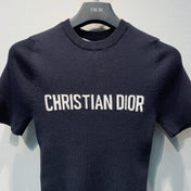 DIOR 26S SHORT-SLEEVE KNIT TOP 1364